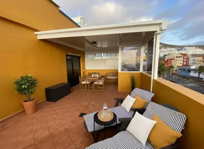 Un balcón o terraza de Al Magec Vacacional