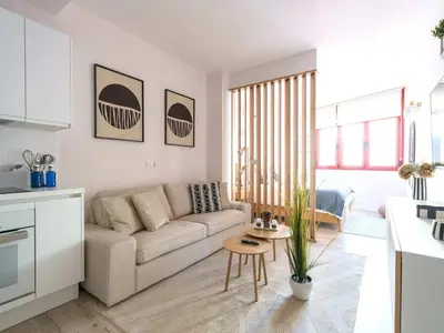 Una cocina o zona de cocina en Amanece cerca de la Playa de Las Canteras BT2B