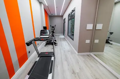 Gimnasio o instalaciones de fitness de Luxury apartment & gimnasio & playa Canteras D5D