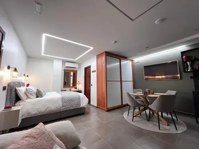 Cama o camas de una habitación en Loft Dalia Las Canteras Beach, free parking&wifi