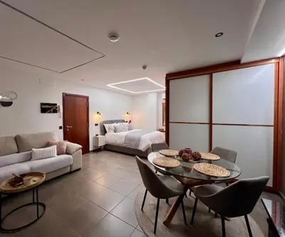 Cama o camas de una habitación en Loft Dalia Las Canteras Beach, free parking&wifi