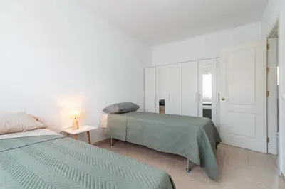 Cama o camas de una habitación en Bungalow - Playa Maspalomas