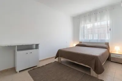 Cama o camas de una habitación en Bungalow - Playa Maspalomas