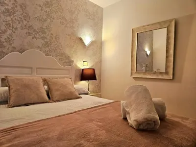 Cama o camas de una habitación en Apartamento Costero con Piscina en Telde