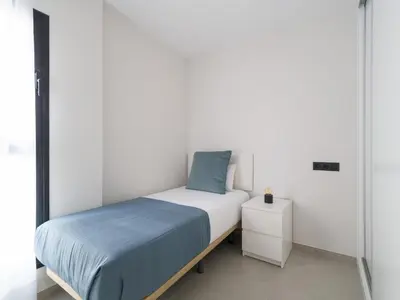 Cama o camas de una habitación en Boulevard Getaway I