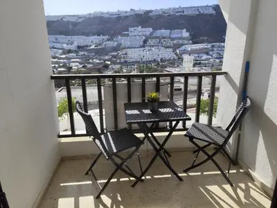 Un balcón o terraza de Puerto Feliz Sunset Apartment Sea View with Pool, Terrace, Long Stay 30 Days Special Offer