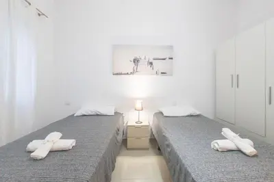 Cama o camas de una habitación en La Casita de Bruno Balcony House