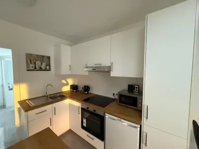 Una cocina o zona de cocina en Puerto Rico Apartment, Newly renovated, Centre of Puerto Rico, 3 Bedrooms