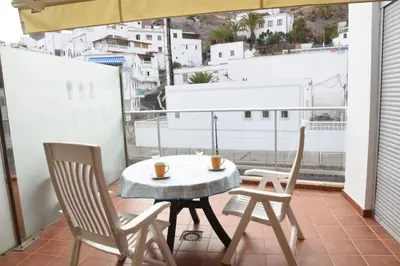 Un balcón o terraza de Alojamiento en Playa de Mogán