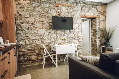 Una televisión o centro de entretenimiento en Residencial El Encuentro 2