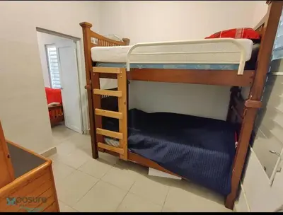 Cama o camas de una habitación en Apartment Puerto Rico Terrace and Ocean View