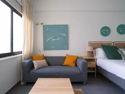 Cama o camas de una habitación en Apartamento Playa 42