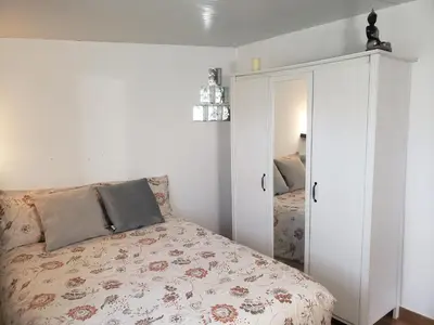Cama o camas de una habitación en Finca wawa Gran Canaria