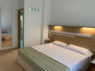 Cama o camas de una habitación en Apartamentos Tinoca