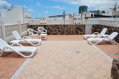 Un balcón o terraza de Apartamentos Tinoca