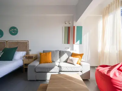 Cama o camas de una habitación en Apartamento Playa 57