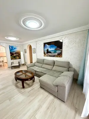 Zona de estar de Cozy Garden by the Beach