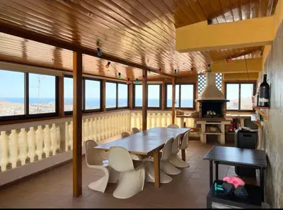 Zona de estar de Modern apartment Arguineguin