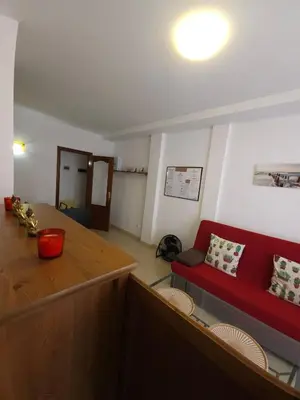 Zona de estar de Charming Holiday House in Las Palmas with City Views