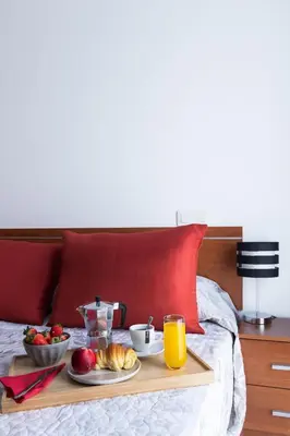 Opciones de desayuno disponibles en Jade Suite 4