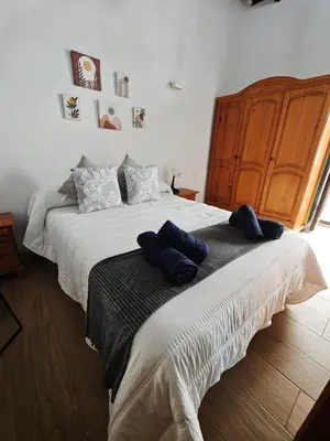 Cama o camas de una habitación en Casa del Drago