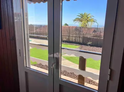 Jardín al aire libre en Casa Inmaculada