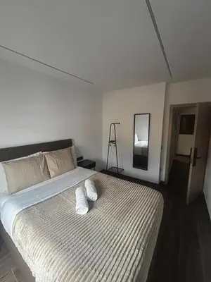 Cama o camas de una habitación en La Casa de Abuela - Private Rooms in Las Canteras