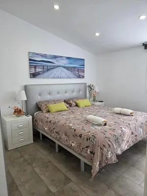 Cama o camas de una habitación en Faro Quilla 8 PASITO BLANCO Deluxe