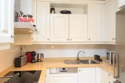 Una cocina o zona de cocina en Residencial Monte Carrera