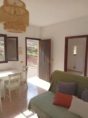 Zona de estar de Tranquil Villa La cabaa Galdar