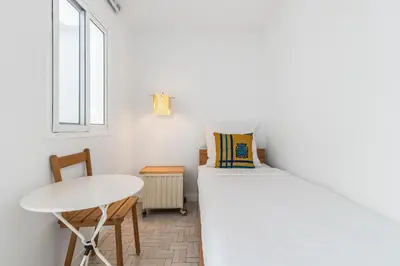 Cama o camas de una habitación en Home2Book Sunny Duplex with Private Terrace