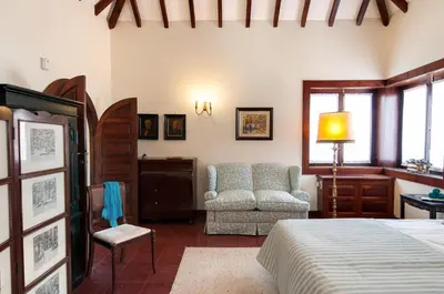 Cama o camas de una habitación en Mansion Bandama by VillaGranCanaria