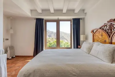 Cama o camas de una habitación en Finca en el Corazón de la Isla