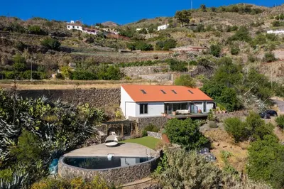 Paisaje cerca de este chalet de montaña