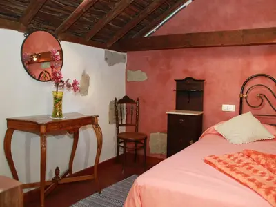Cama o camas de una habitación en Casa Emblemática La Pileta