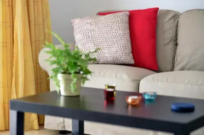 Zona de estar de Casa Lola