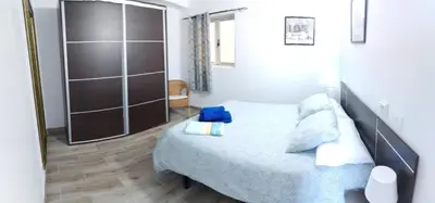 Cama o camas de una habitación en Vista Puerto Arguineguín Sea View