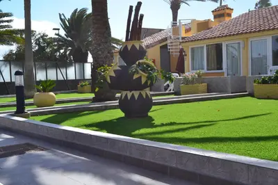 Jardín al aire libre en Bungalows Club Primavera