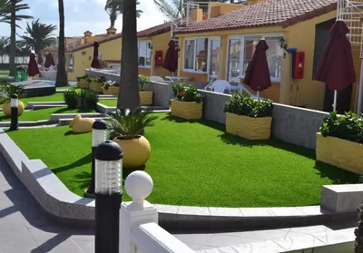 Jardín al aire libre en Bungalows Club Primavera