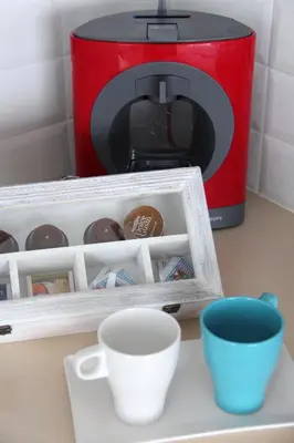 Utensilios para hacer té y café en Superb Apartament Canteras