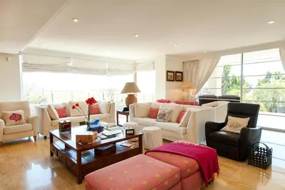Zona de estar de Sonnenland House for 12 by VillaGranCanaria