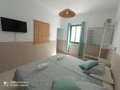 Cama o camas de una habitación en Pensión Playa