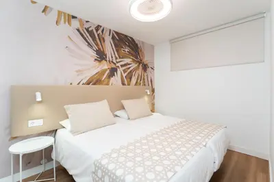 Cama o camas de una habitación en Alsol Don Palomón