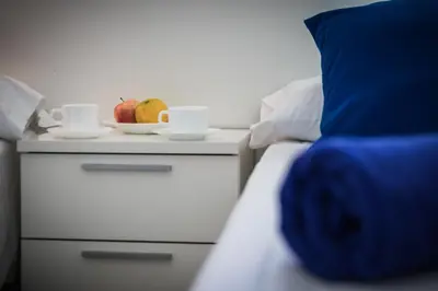 Cama o camas de una habitación en Alsol Patricio