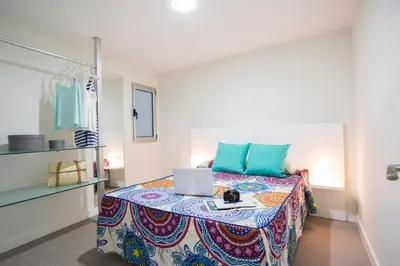 Cama o camas de una habitación en Valentina Beach