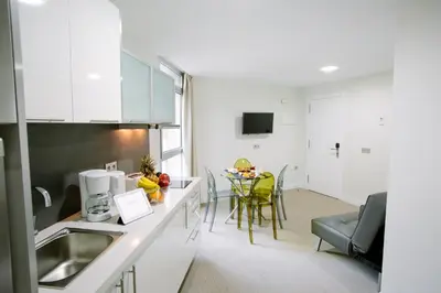 Una cocina o zona de cocina en Valentina Beach