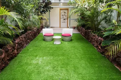 Jardín al aire libre en Suites Garden Loft Munch