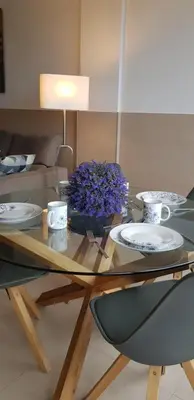 Zona de estar de Stylish Apartment