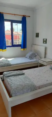 Cama o camas de una habitación en Bahía Meloneras