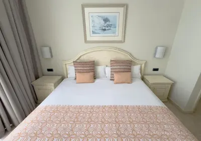 Cama o camas de una habitación en Holiday Club Playa Amadores